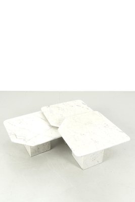 Marble Coffee Tables, Set of 3-OKG-1750998