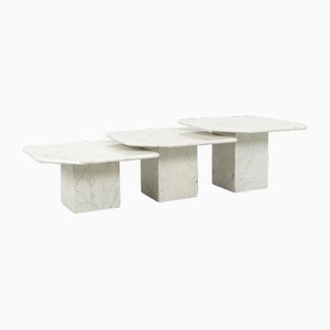 Marble Coffee Tables, Set of 3-OKG-1750998