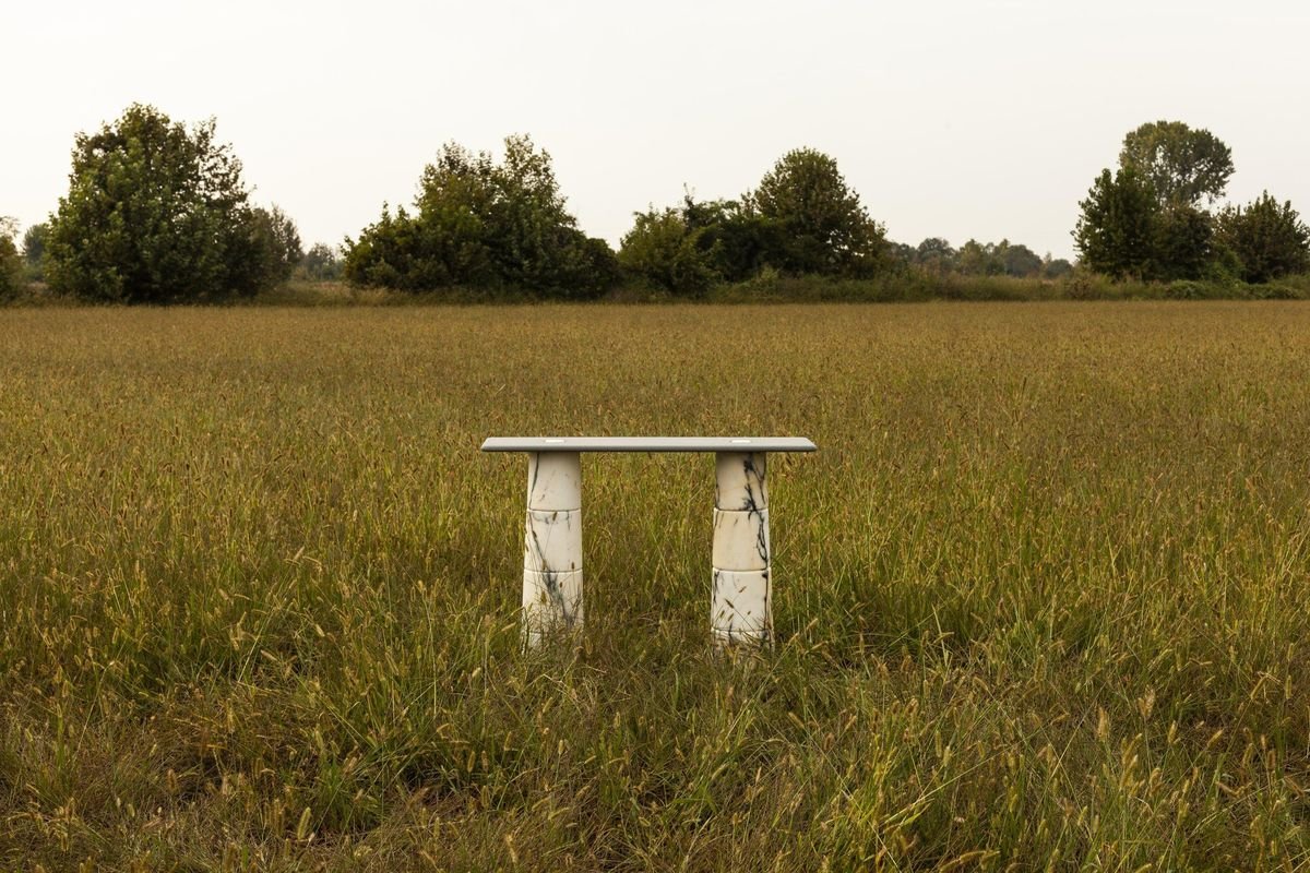 Marble Console Table by Samuel Brianza