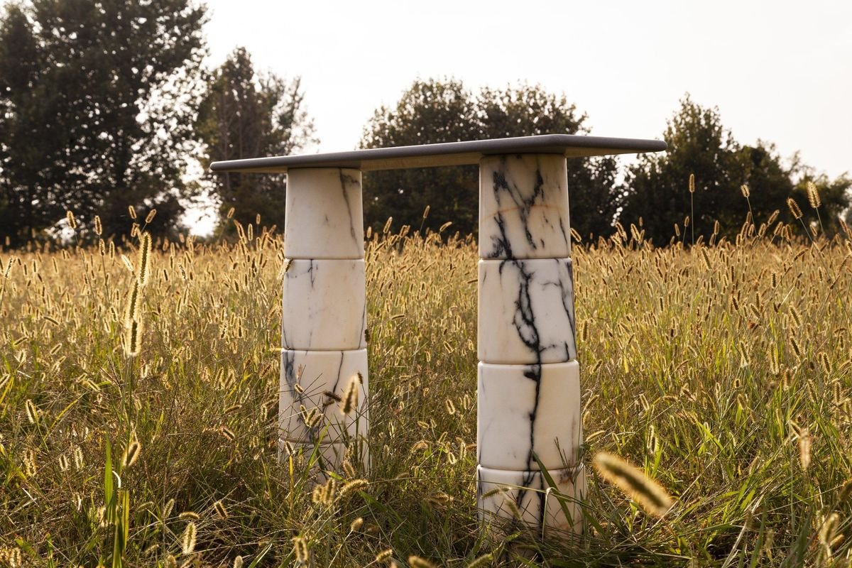 Marble Console Table by Samuel Brianza