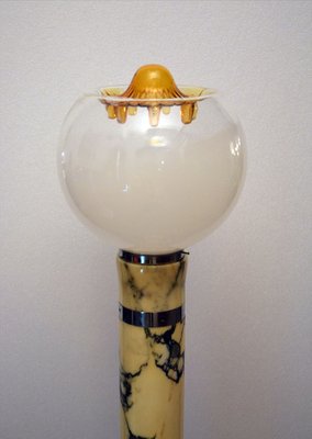 Marble Floor Lamp, Italy, 1970s-HS-970051