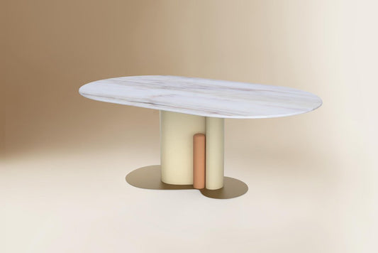 Marble Jack Dining Table by Dovain Studio