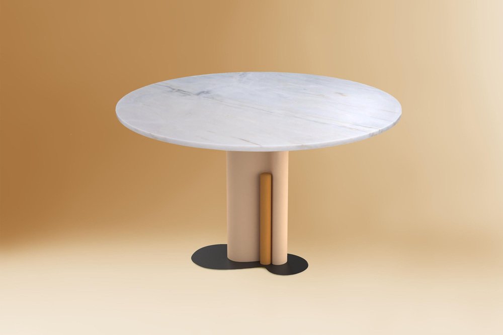 Marble Jack Oval Table by Dovain Studio