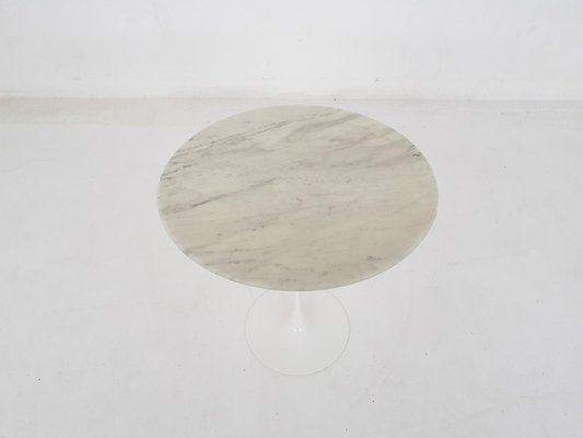 Marble Round Side Table by Eero Saarinen for Knoll International, 1960s-ZO-2026361