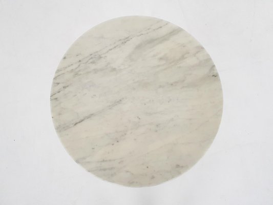 Marble Round Side Table by Eero Saarinen for Knoll International, 1960s-ZO-2026361