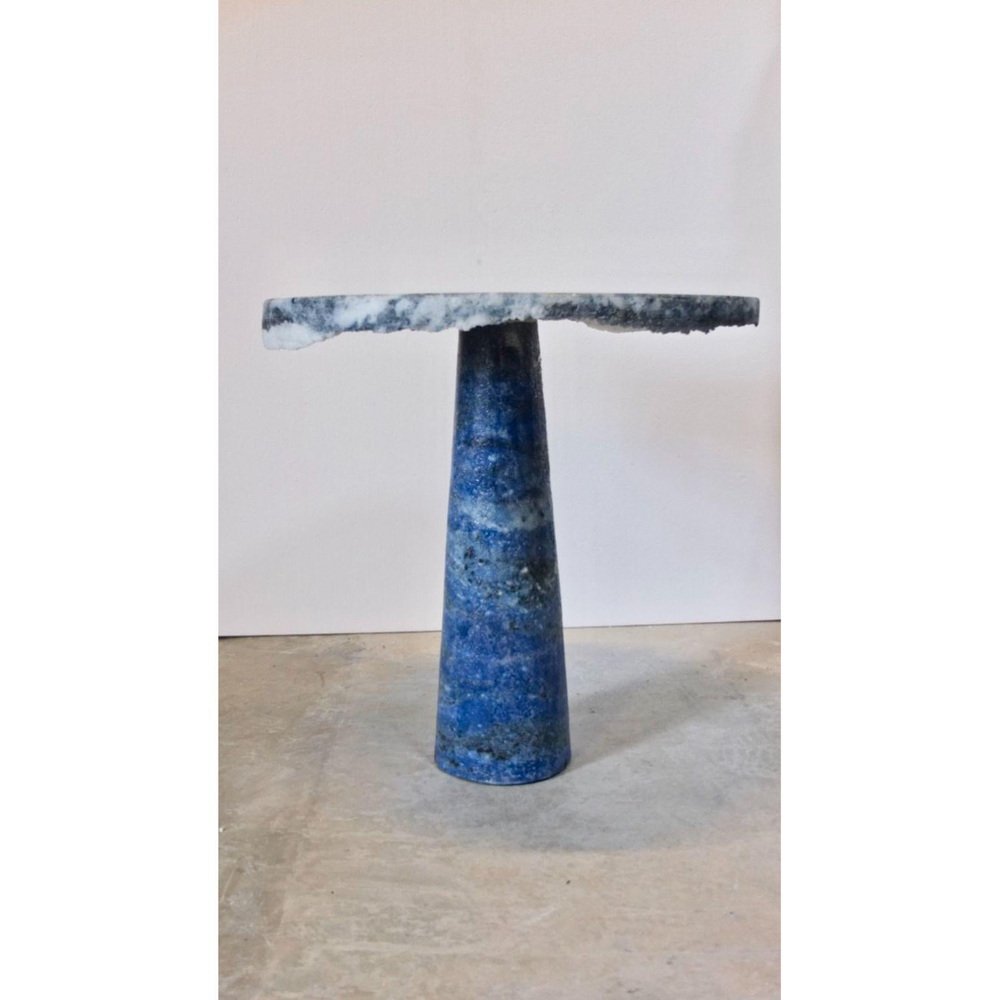 Marble Salt Side Table by Roxane Lahidji