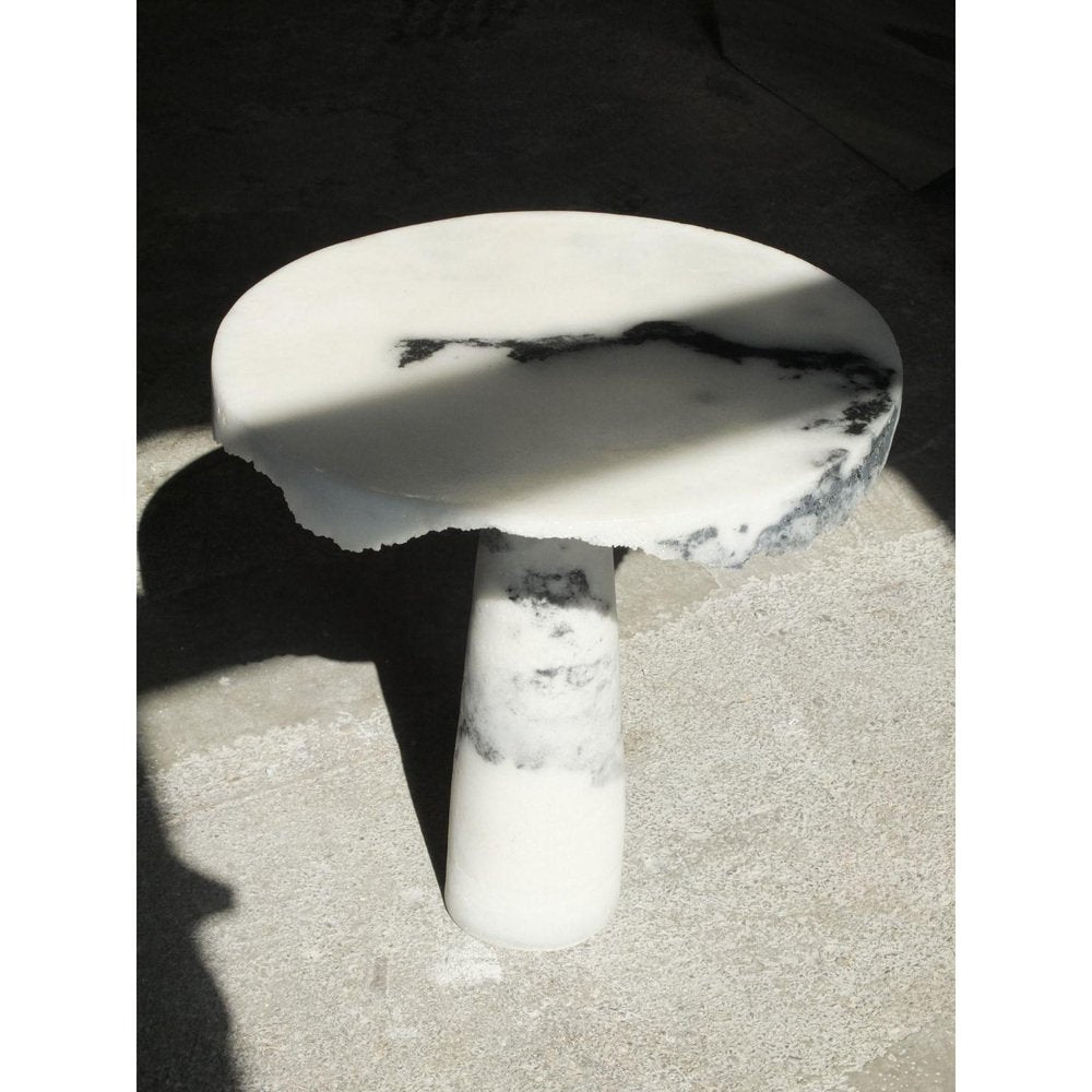 Marble Salt Side Table by Roxane Lahidji