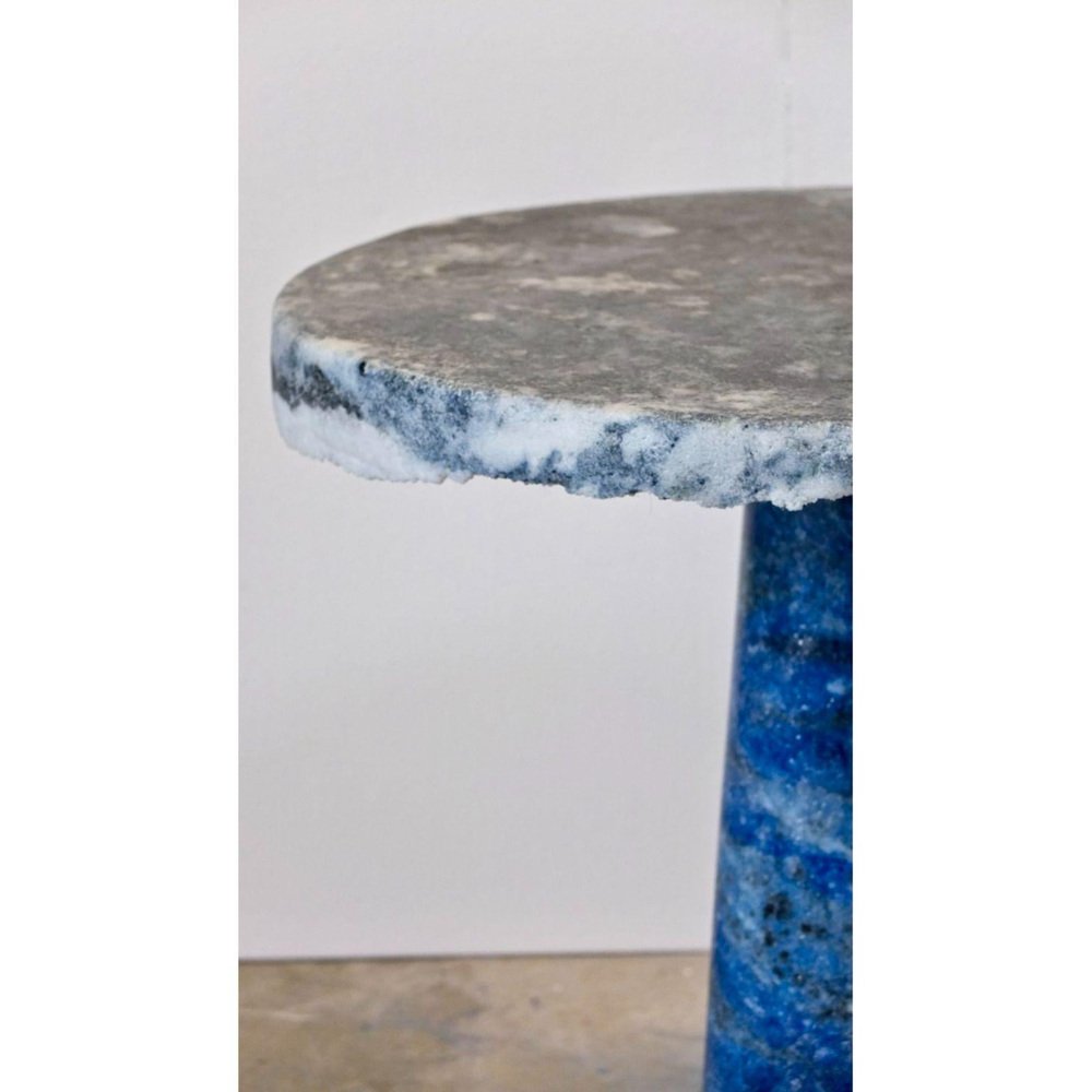 Marble Salt Side Table by Roxane Lahidji