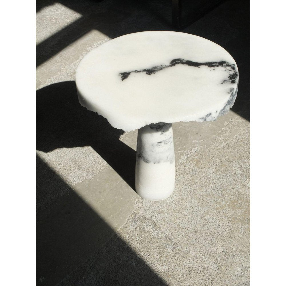 Marble Salt Side Table by Roxane Lahidji