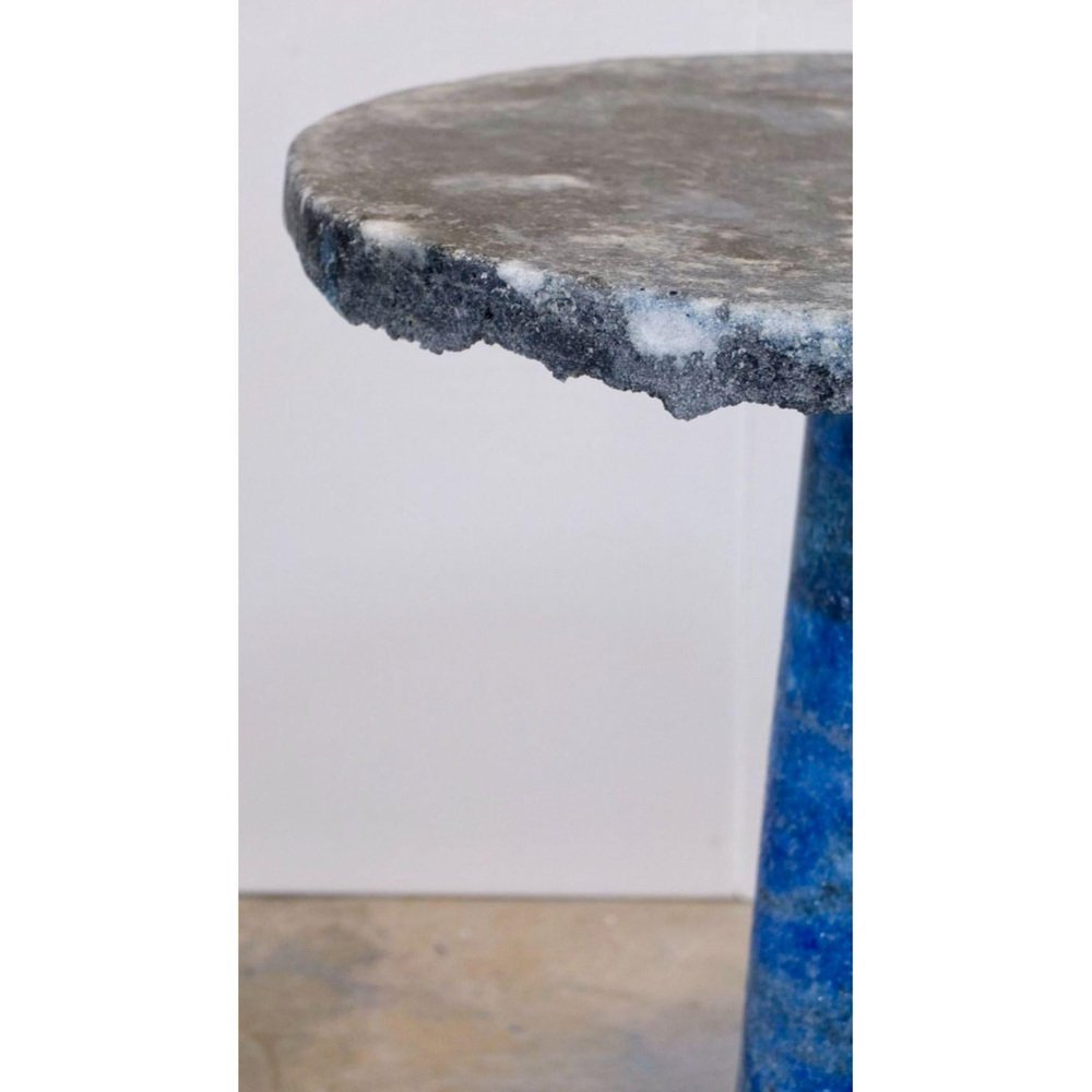 Marble Salt Side Table by Roxane Lahidji