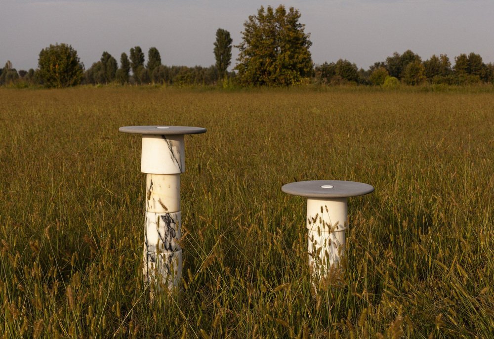 Marble Side Table Set by Samuele Brianza, Set of 2