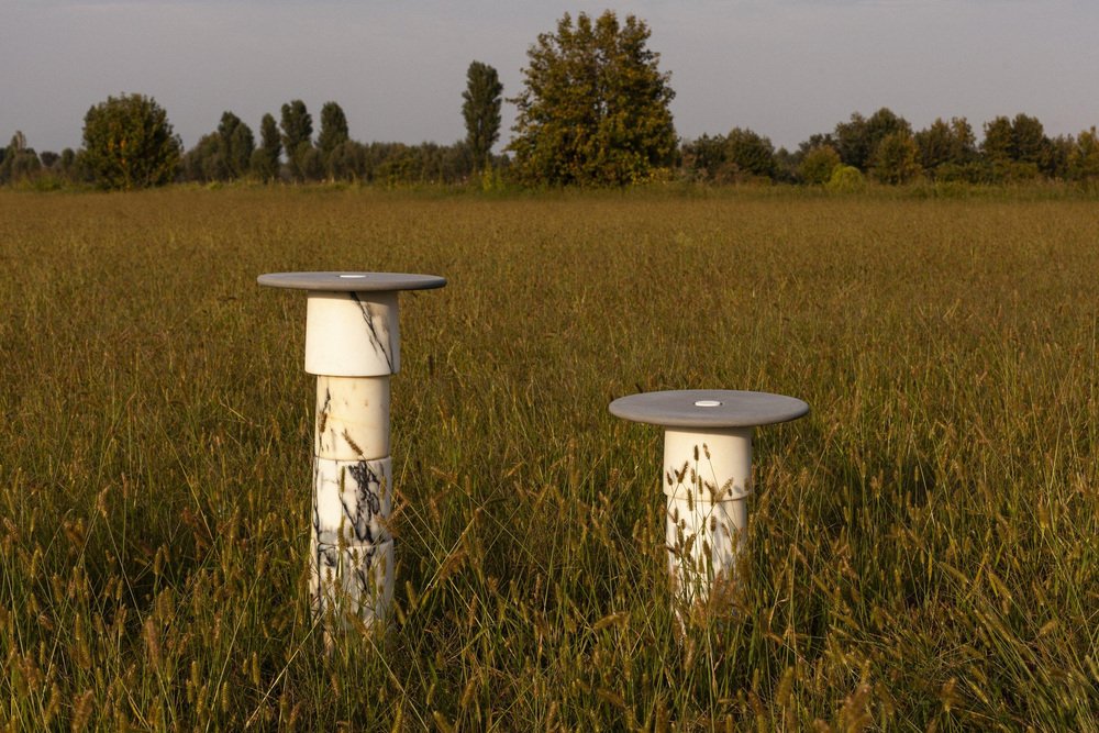 Marble Side Table Set by Samuele Brianza, Set of 2