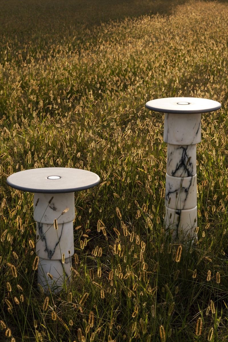 Marble Side Tables by Samuele Brianza, Set of 2