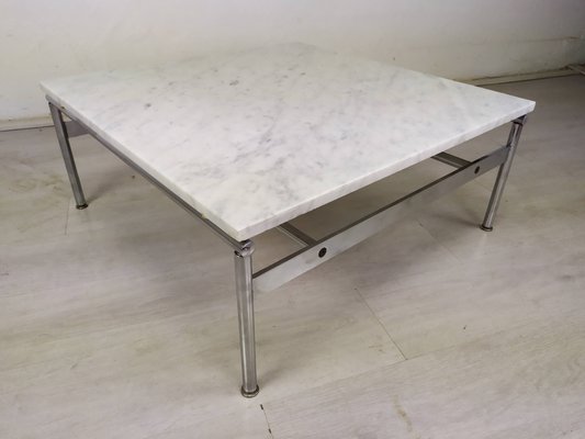 Marble Square Coffee Table, 1970s-EAD-1383326