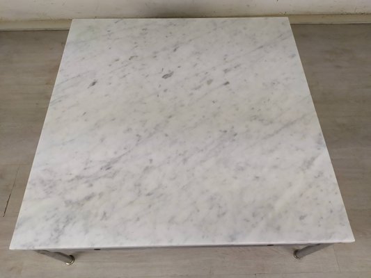 Marble Square Coffee Table, 1970s-EAD-1383326