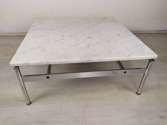 Marble Square Coffee Table, 1970s-EAD-1383326