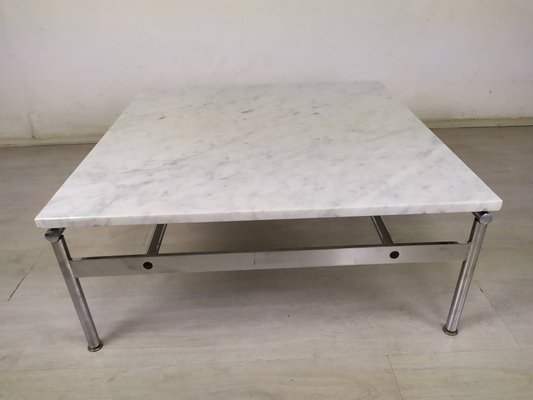 Marble Square Coffee Table, 1970s-EAD-1383326