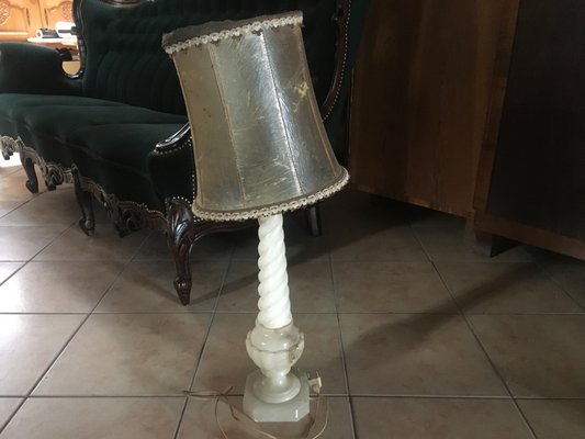 Marble Table Lamp, 1950s-WQQ-628106