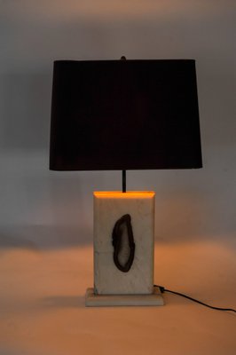 Marble Table Lamp, 1970s-RY-553753