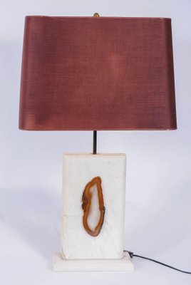 Marble Table Lamp, 1970s-RY-553753