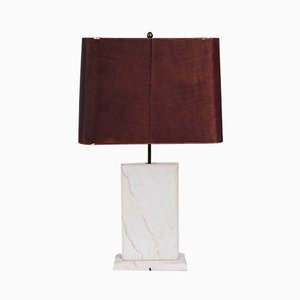 Marble Table Lamp, 1970s-RY-553753