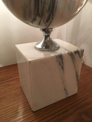 Marble Table Lamp by Philippe Barbier, 1970s-AVC-686386