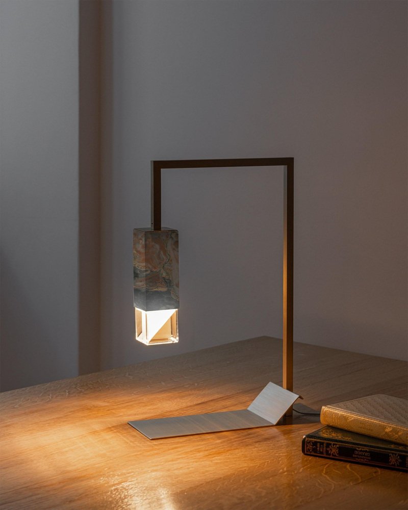 Marble Table Lamp Two 02 Revamp Edition by Formaminima