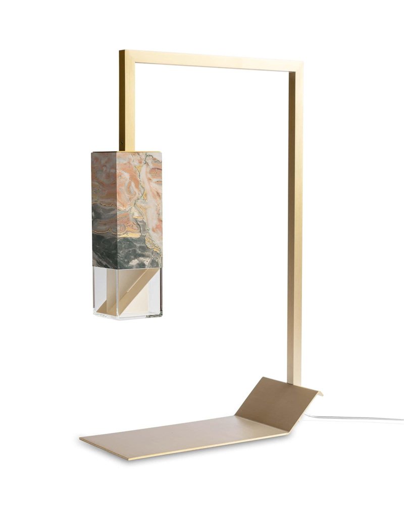 Marble Table Lamp Two 02 Revamp Edition by Formaminima