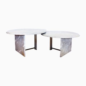 Marble Tables, 1970s, Set of 2-BQF-1407922