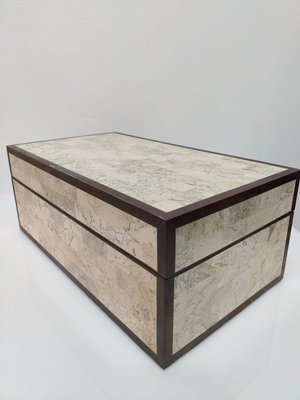 Marble, Wood and Brass Box from Maitland Smith, 1970s-JJT-828253