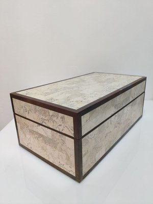 Marble, Wood and Brass Box from Maitland Smith, 1970s-JJT-828253