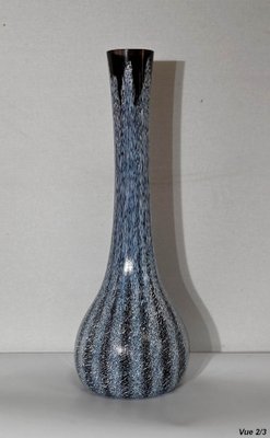 Marbled Glass Vase in the Style of Cristallerie Clichy, 1930s-RVK-1421748