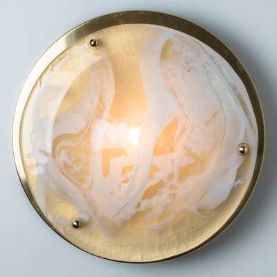 Marbled Glass Wall Light attributed to Hillebrand, Austria, 1960s-VDW-1813980