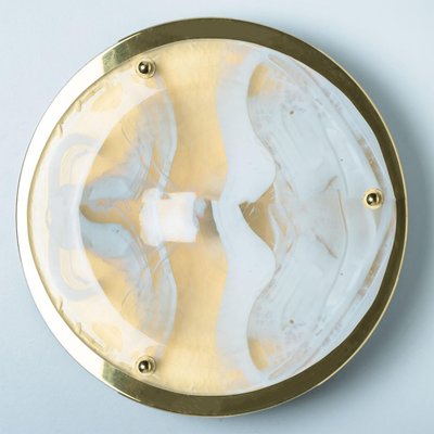 Marbled Glass Wall Light attributed to Hillebrand, Austria, 1960s-VDW-1813980