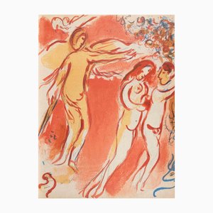 Marc Chagall, Adam and Eve Banished from the Paradise, Lithograph, 1960-ZCI-2032708