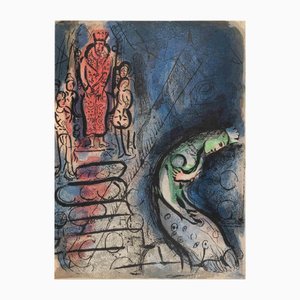 Marc Chagall, Ahasuerus Sends Vasthi Away, Lithograph, 1960-ZCI-2032715