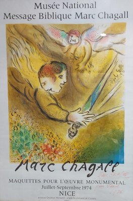 Marc Chagall, Angel of Judgment, 1974, Lithographic Poster-KHH-1202502