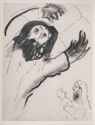 Marc Chagall, Balthasar and the Mystery of the Writing, Photogravure, 1960-ZCI-2035146