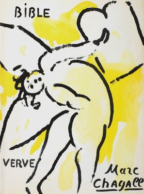 Marc Chagall, Bible - Frontispice, 1956, Lithograph on Rivoli Paper-FMZ-1175831