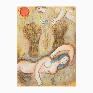 Marc Chagall, Booz Awakes, Lithograph, 1960-ZCI-2032709