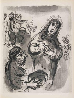 Marc Chagall, Elkana and Anne, Photogravure, 1960-ZCI-2035156