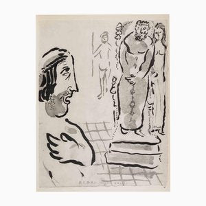 Marc Chagall, Esther Accusing Ama, Photogravure, 1960-ZCI-2035154