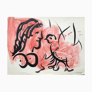 Marc Chagall Femme à l’oiseau 1959-ICD-696863