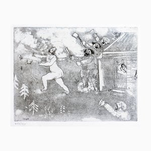 Marc Chagall, La Suite Tout Nu, Etching, 1948-ZCI-2025100