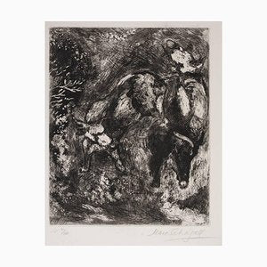 Marc Chagall, Les Deux Taureaux et une Grenouille, Etching-ZCI-1762320