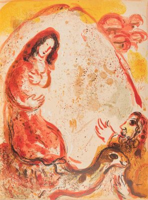 Marc Chagall, Rachel has Stolen the Idols of Her Father, Lithograph, 1960-ZCI-2032701