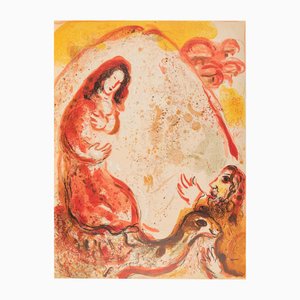 Marc Chagall, Rachel has Stolen the Idols of Her Father, Lithograph, 1960-ZCI-2032701