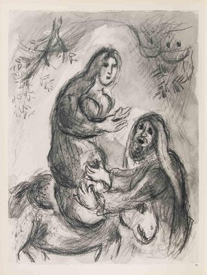 Marc Chagall, Rachel Leaves with Jacob, Héliogravure, 1960-ZCI-2032739