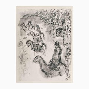 Marc Chagall, Rebecca Leaves for Her Wedding, Héliogravure, 1960-ZCI-2032735