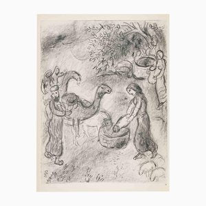 Marc Chagall, Rebekah Gives Abraham's Servants Something..., Héliogravure, 1960-ZCI-2032734